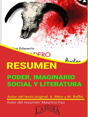 cover image of Resumen de Poder, Imaginario Social y Literatura